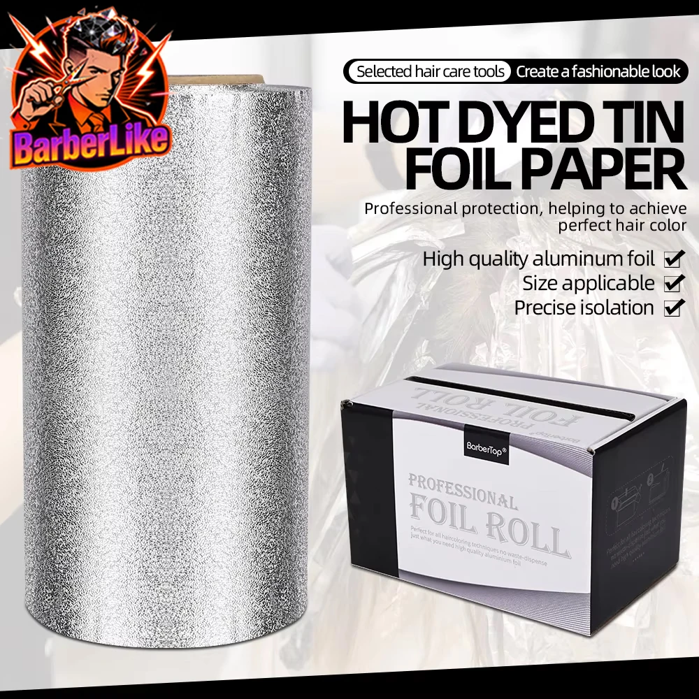 Hair Coloring Aluminum Foil  Tin Aluminum Foil Sheets Hairdressing Perm Foil for Salon Barber Shop