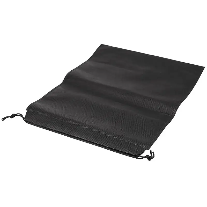 BAAJ-24 Pcs Shoes Bag, Cover Shoes Black Waterproof Anti-Dust Storage Portable Bags For Travel Sports