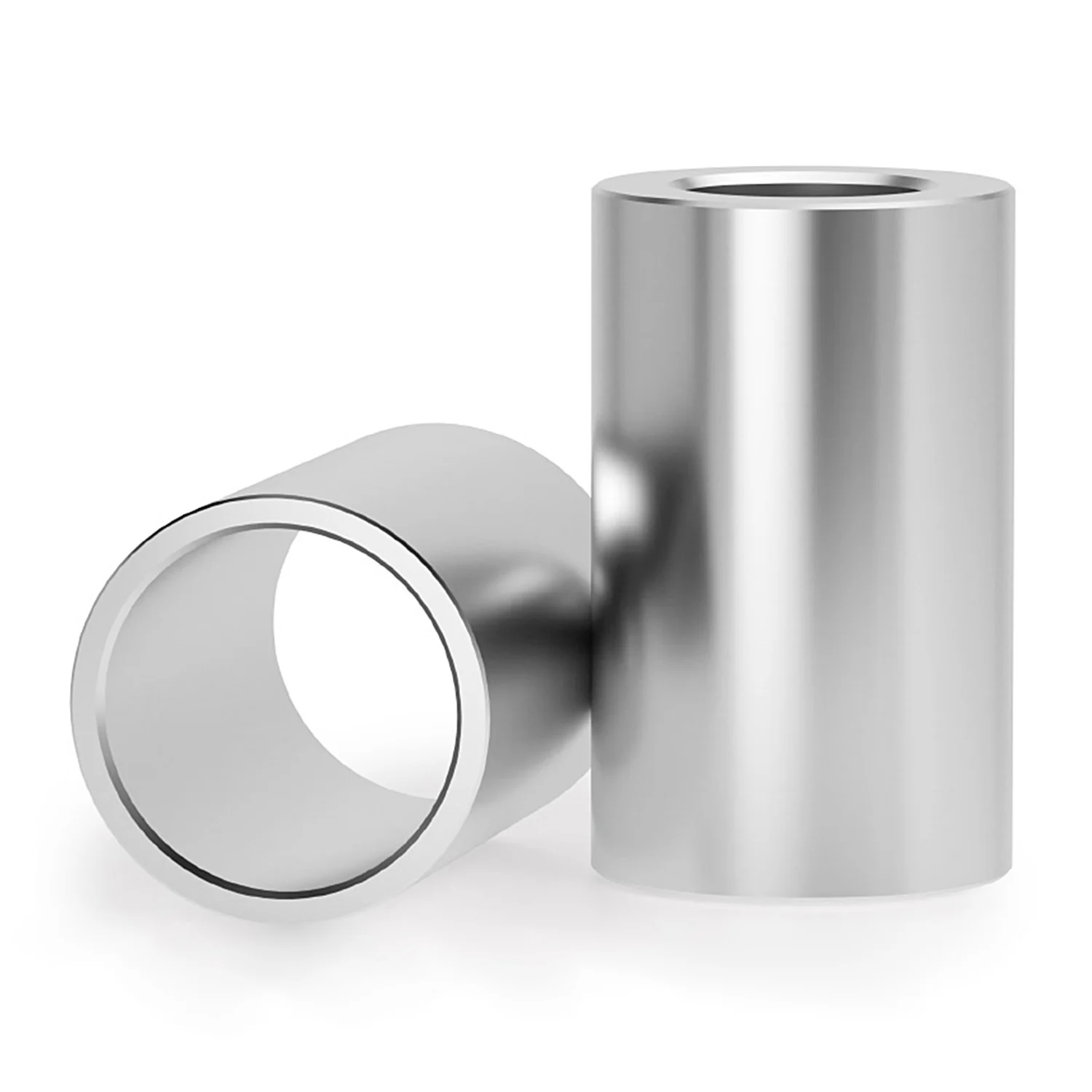 304 Stainless Steel Bushing Washer Gasket Unthreaded Round Hollow Standoff Spacer Sleeve OD 12-30mm M10 M12 M13 M14
