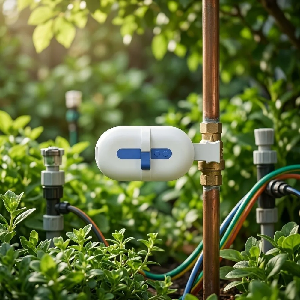 Smart=Zigbee Ball Valve Switch For Automated Irrigation: Voice Control & Remote Watering Timer For Garden Home Automation System