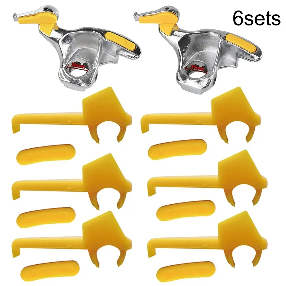 12Pcs Tyre Tire Changer Part Nylon Mount Demount Duck Head Protector Plastic Inserts Jaw Clamp Cover Protector For Tire Changer