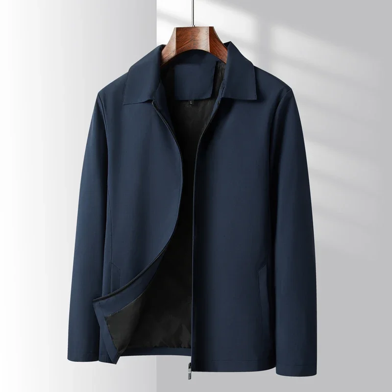 

Дышащая удобная мужская одежда, ветрозащитная модная повседневная стильная куртка Roupas Masculinas, качественная уличная куртка большого размера 5XL с лацканами