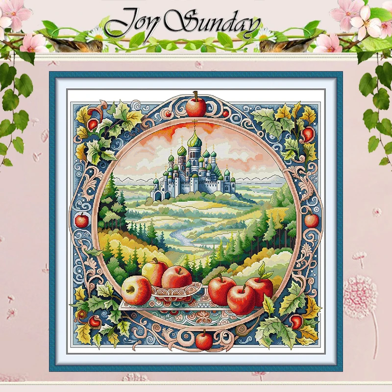 Native Space Patterns Counted Cross Stitch Set DIY 11CT 14CT 16CT HD Stamped DMC Cross-stitch Kit Embroidery Needlework Crafts