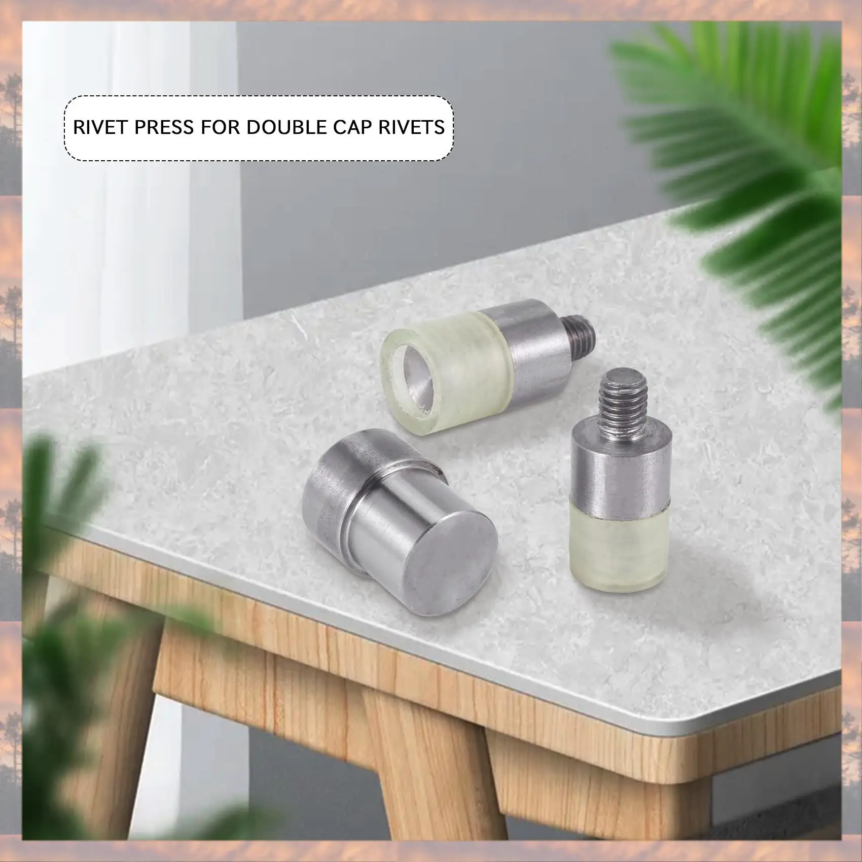 

2025 Trend 5 комплектов заклепок с двойными колпачками (5 мм/6 мм/8 мм/10 мм/12 мм)