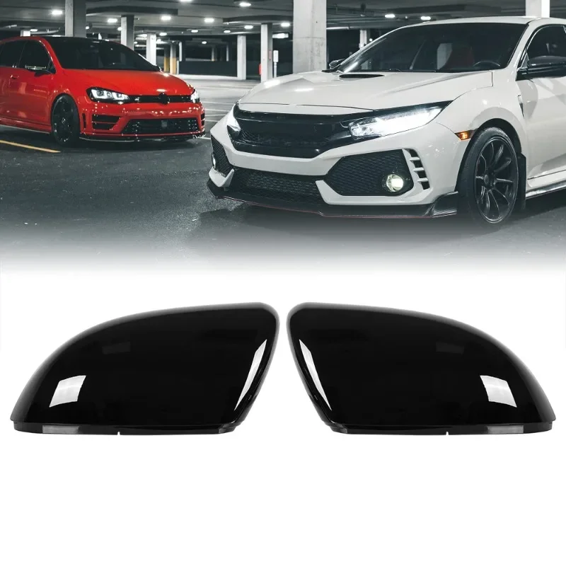 

For VW MK6 Golf 6 GTI 2009-2019 Car Rearview Mirror Cover Caps Rear View Mirrors Case Tool Trim Holder Car Accessories 5K0857537