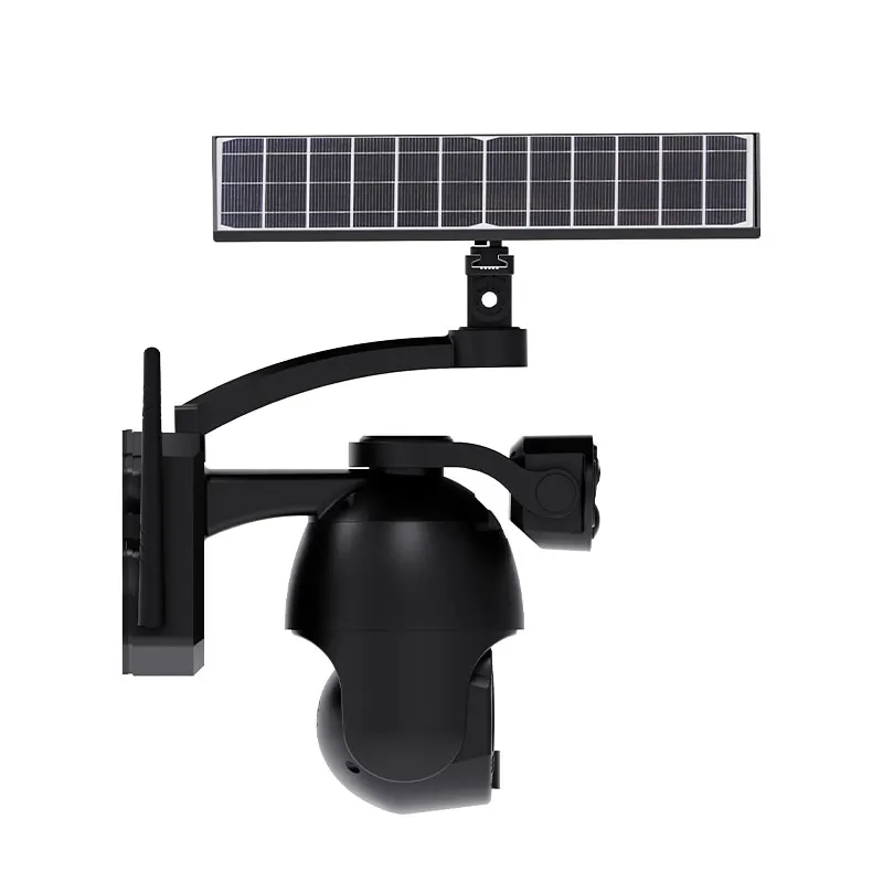 نطاق بندقية CCTV بالطاقة الشمسية تتبع تلقائي 360 درجة ° كاميرا خارجية واسعة الزاوية، عدسة WiFi/4G، التحكم الصوتي Alexa/Google يعمل Alexa/Google #5