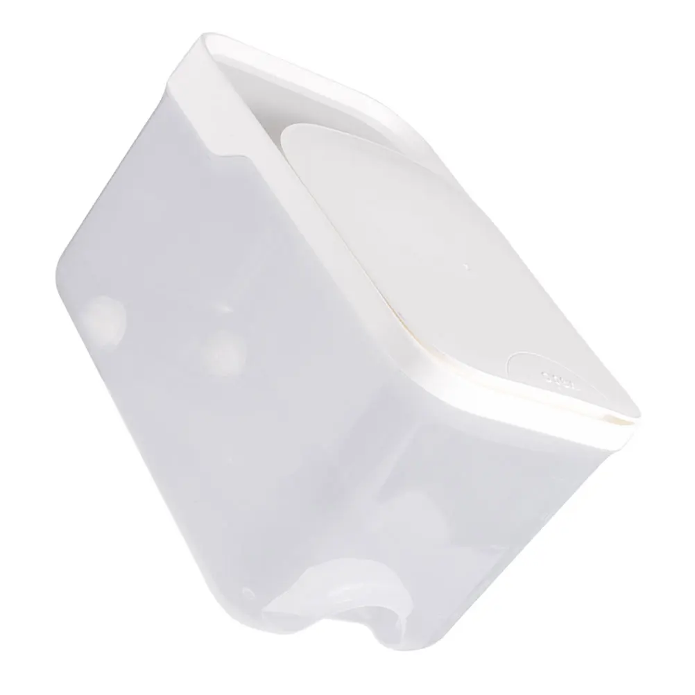 

Rice Storage Box Sealed Bucket Noodles Container Airtight Cereal Grain Pp Bin Cat Food Holder
