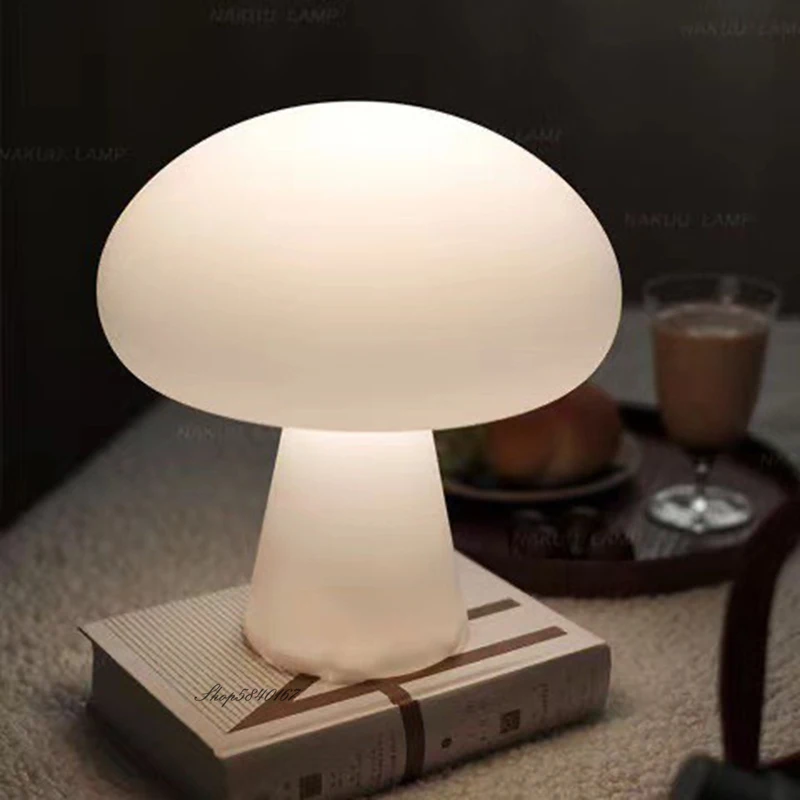 New Mushroom Table lamps LED Acrylic Touch Sensor Rechargeable lights Living Room Bedroom Decor Baby Bedside Decoration Lamps