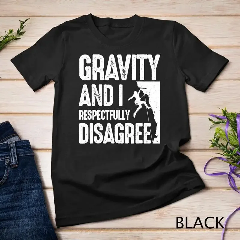 Funny Rock Climbing Design For Men Women Athletes Boulderer Unisex T shirt
