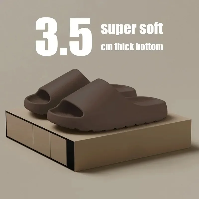 NONE Coconut Hausschuhe Wolke Dicke Sohlen Sandalen Sommer Mode Weichen Boden Strand Männer Hausschuhe Damen Sandalen EVA Rutschen 6