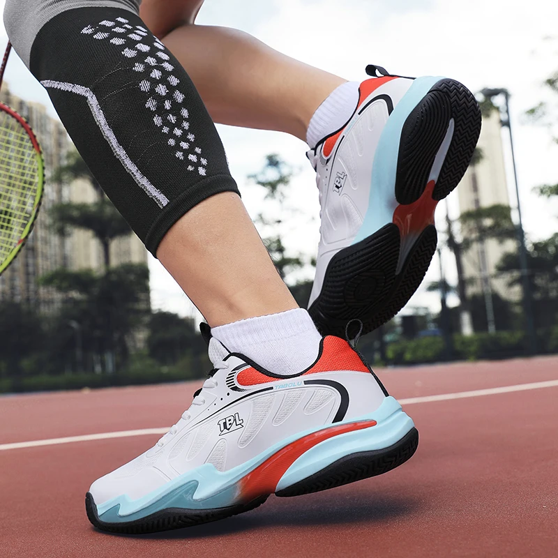 Men's Fashion Professional Tennis Shoes Outdoor Fitness Non slip Lightweight Badminton Sports Shoes Size 39-44