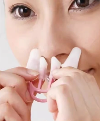 مشبك أنف غير مؤلم وجمالي، أجنحة أنف مخفضة، تصحيح الأنف، مشبك أنف رفيع، للجنسين #3