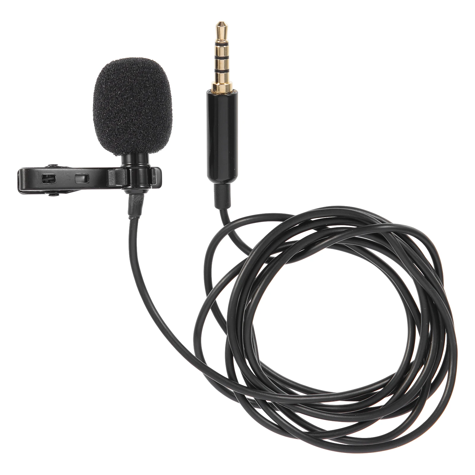 

Lavalier Vlogging Clip Lapel Mic Mics for Pc Microphone Camera Tiny Microphone Video Phone Pc Computer Lectures