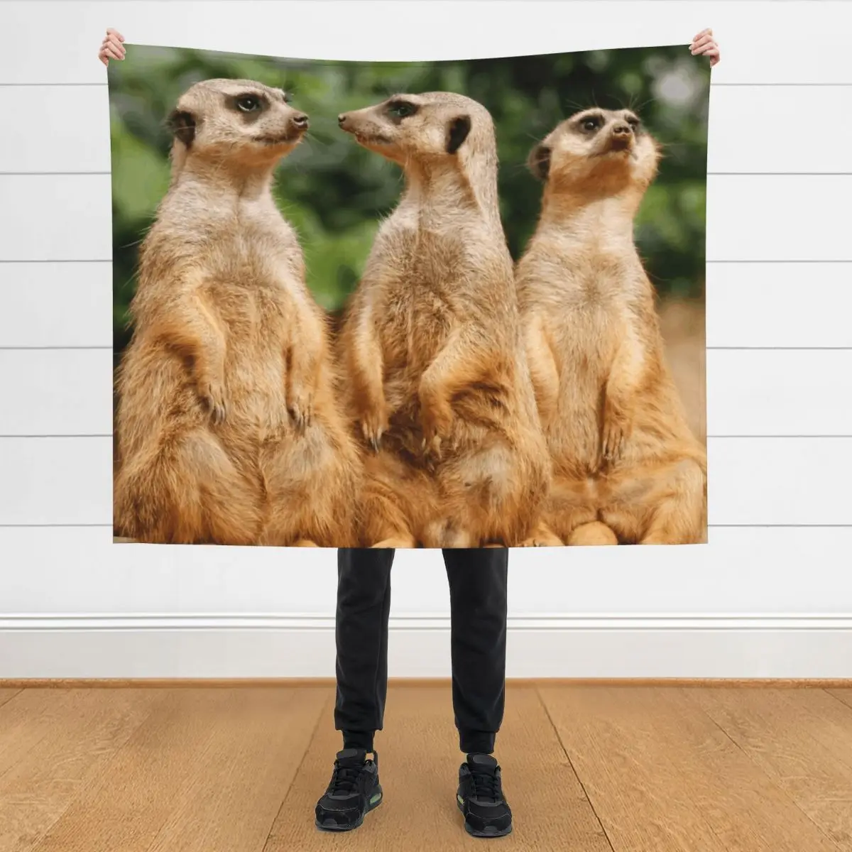 

Meerkat 07 Throw Blanket Polar Giant Sofa Bed Fashionable Blankets