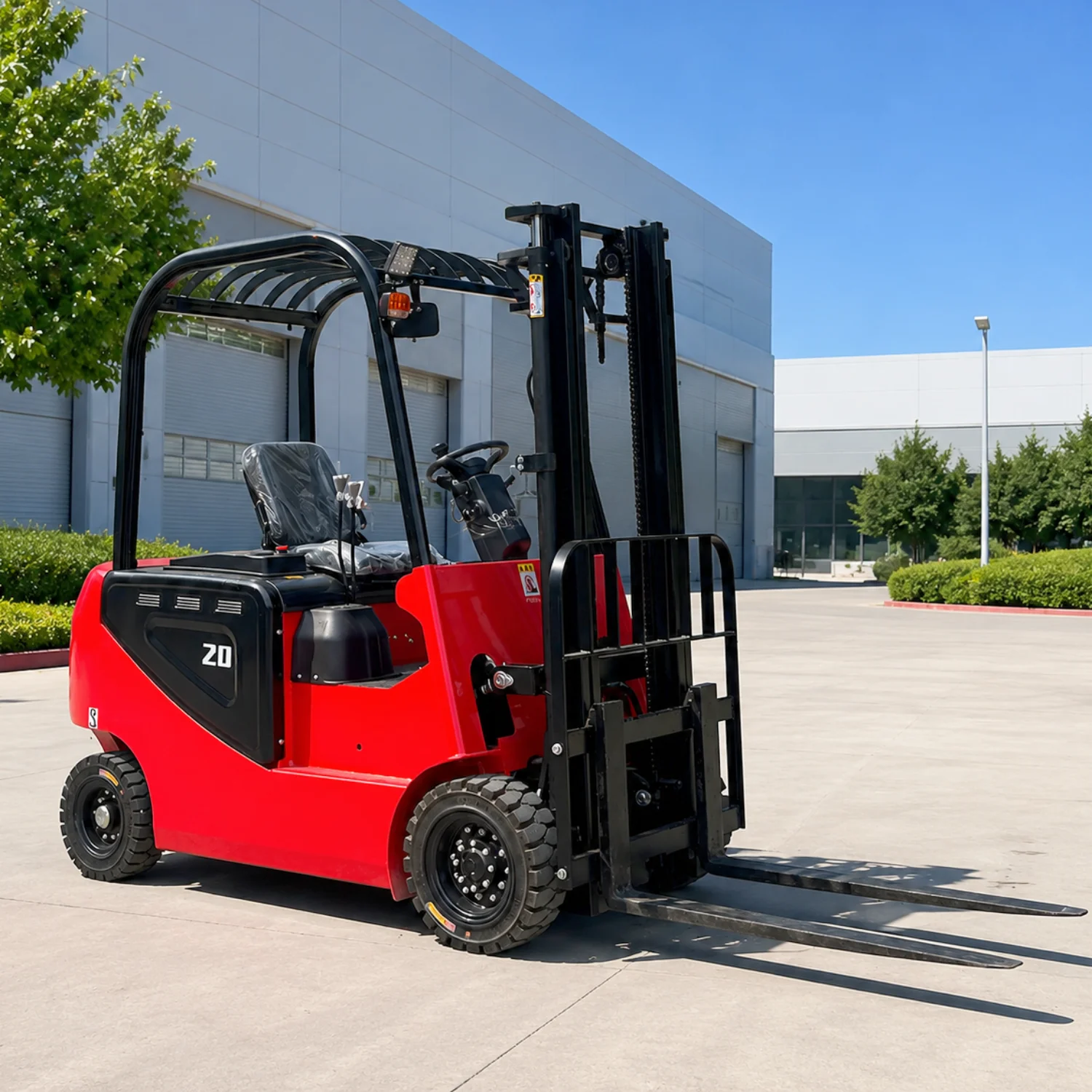 Material Handling Electric Forklift Truck Industrial Warehouse Pallet Lifting Equipment with Customized Service