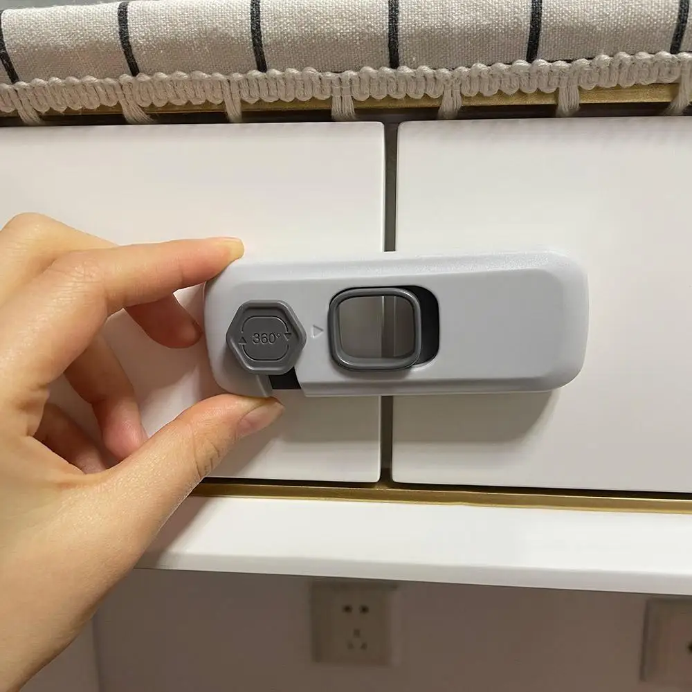 Multi-function Security Refrigerator Kids Anti-pinch Hand Furniture Drawer Cabinet Lock Care Products Safety Lock Locks Strap