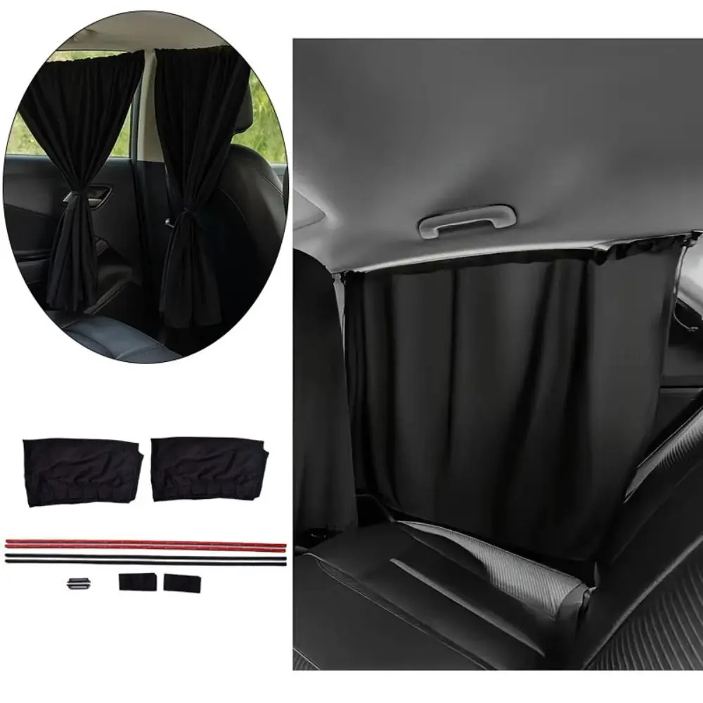 

Car Privacy Curtain Partition Rear Seatshade Bus Van Special Sunshade Curtain Front Rear Seat Divider for Automobile Use