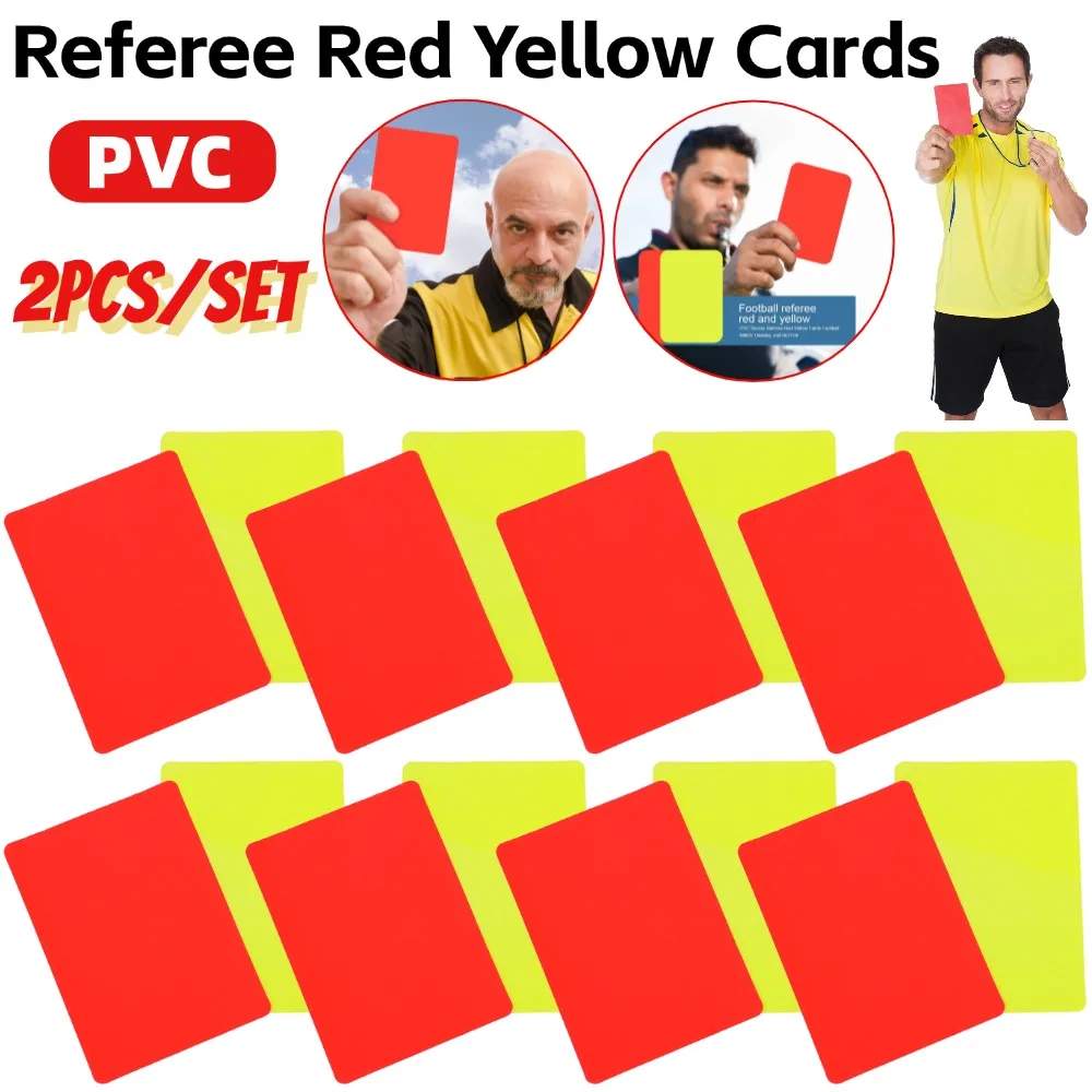 Soccer Referee Whistle Red and Yellow Card Tools Professional Football Soccer Ball Match Referee Kit Outdoor Survival Equipment