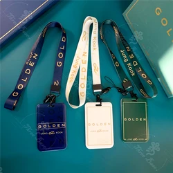 Portatarjetas PTD V LAYOVER Jungkook Golden suga AgustD jimin RM Jin Jhope SK 5STAR Neck Strap Maniac Lanyard Work Identity Case