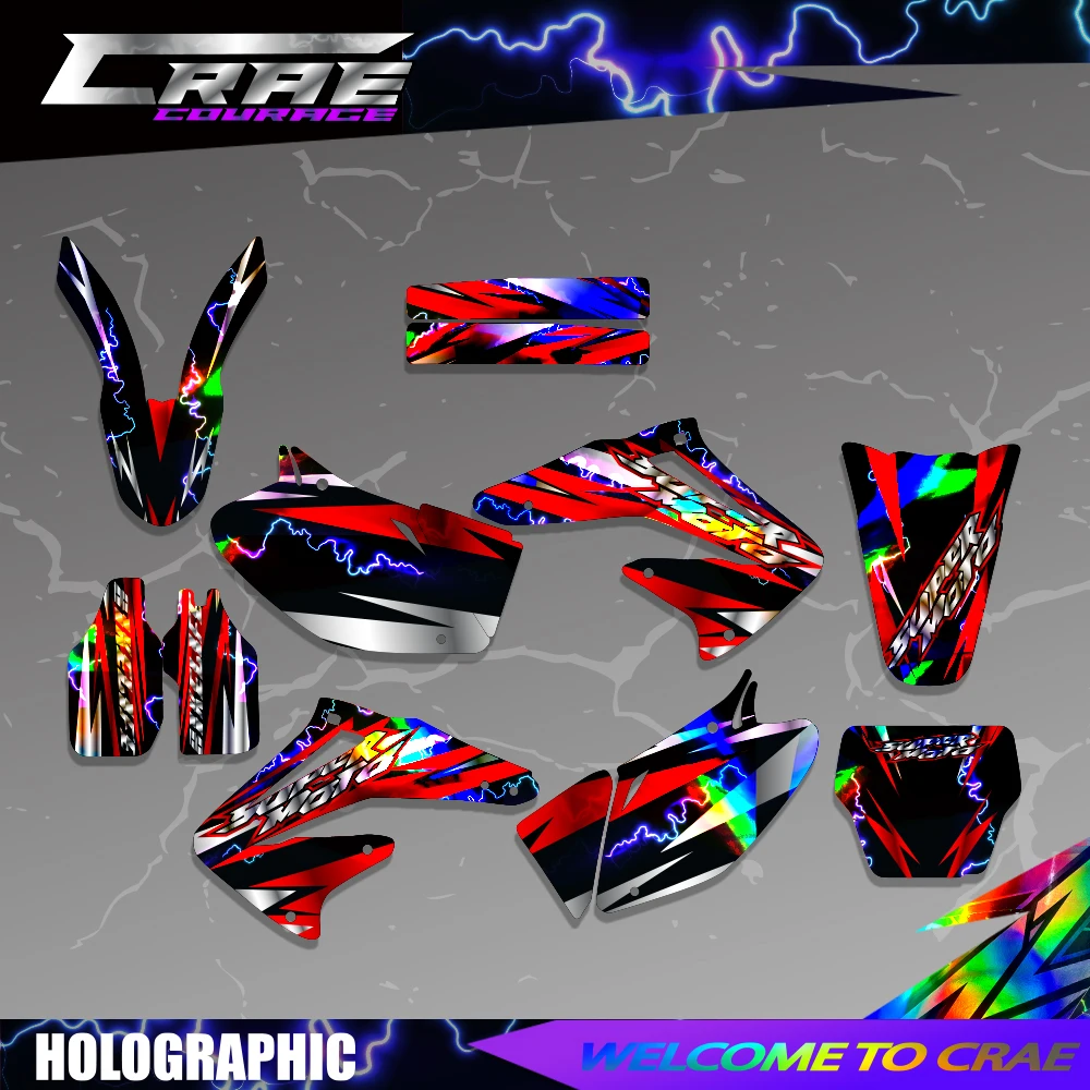 مجموعات ملصقات الرسومات والخلفيات لهوندا CRF450R CRF450 2002 2003 2004 CRF 450 450R CRF 450 R #3