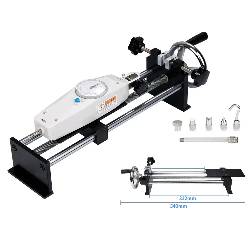 10N/50N Needle Push-Pull Force Gauge Test Stand, Terminal Extraction Force Test Function, Pressure Test System 0.05N/0.01KGF