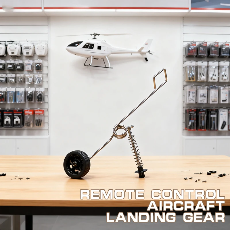 RC Foam Hand Throwing Glider Landing Gear Kit with Wheel for Cessna J-11 J-20 SU27 SU57 Z51 F22 SU35 Airplane Accessories Set