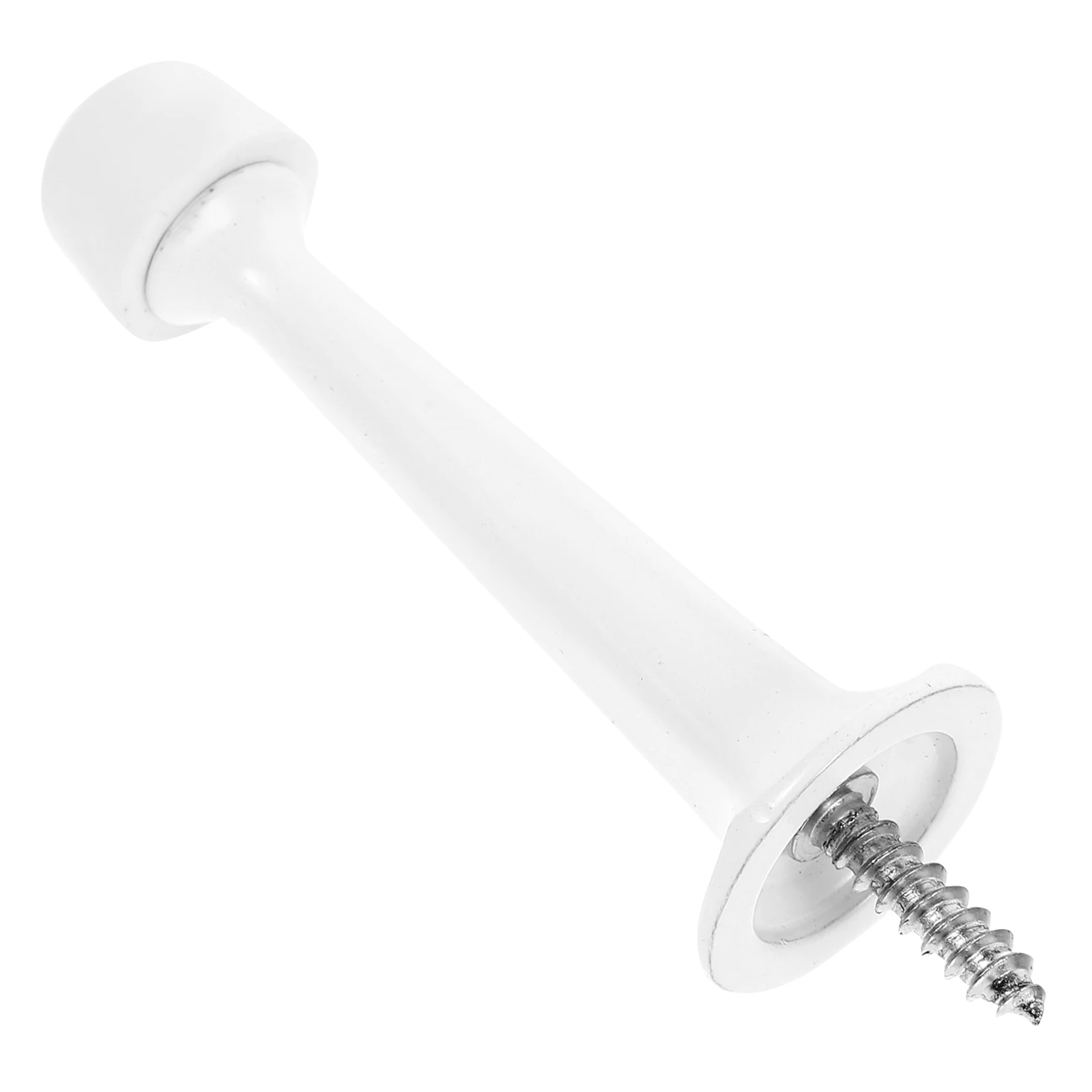 

Door Stopper Heavy Duty T style Wall Protector Rubber Zinc Alloy Non corrosive Indoor Outdoor Black