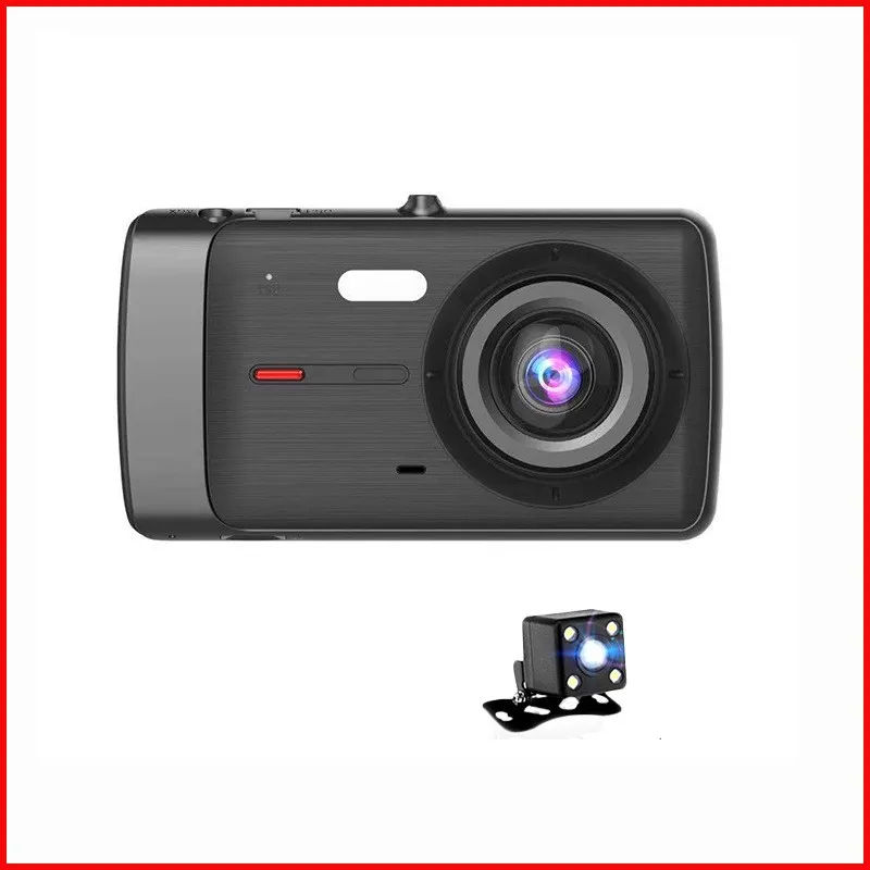 Q500 Tachograph HD Dual-Lens 4-Inch Display 1080P Wide-Angle Night Vision Infinite Cycle High-Resolution Ultra-Wide-Angle Lens