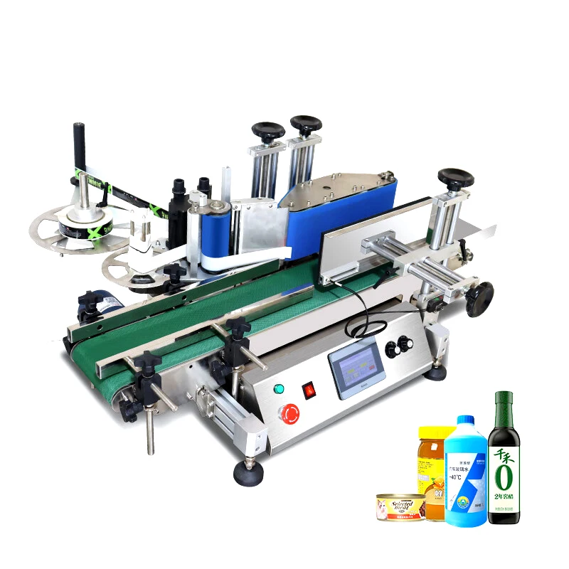 Automatic Electric Tabletop Round Bottle Label Sticker Machine
