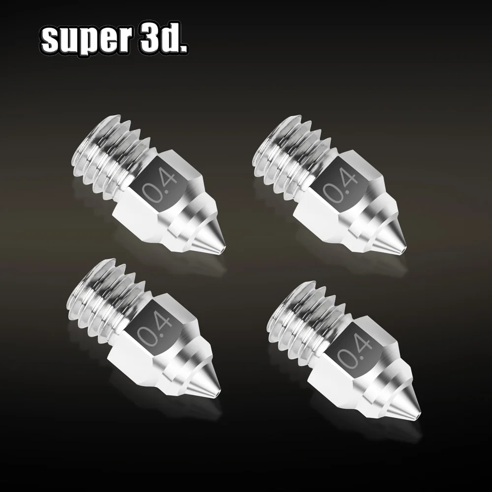 

MK Nozzle 0.4mm Chrome Zirconium Copper SE 6 Nozzle For CR-6 SE Ender 3 /5 CR10 Hotend 1.75mm Filament 3D Printer Accessories