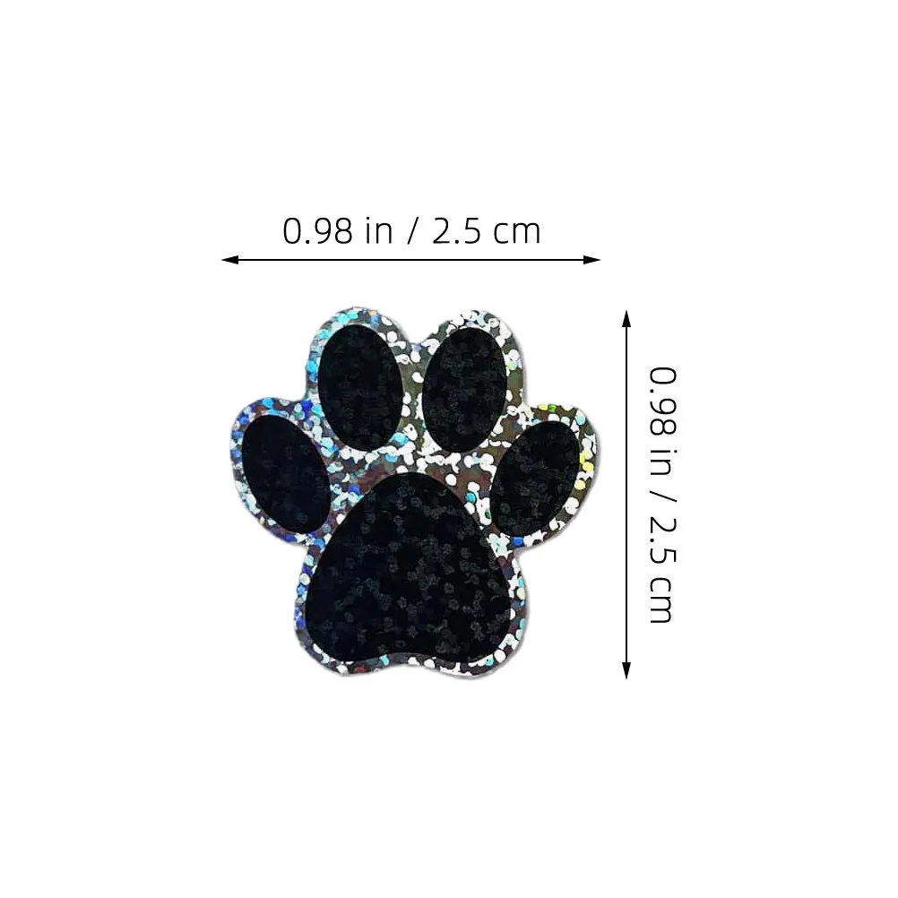 2 Paw Stickers Paw Print Wall Decals Cute Easy Apply Remove No Residue Wall Art for Bedroom Living Room Dining Room