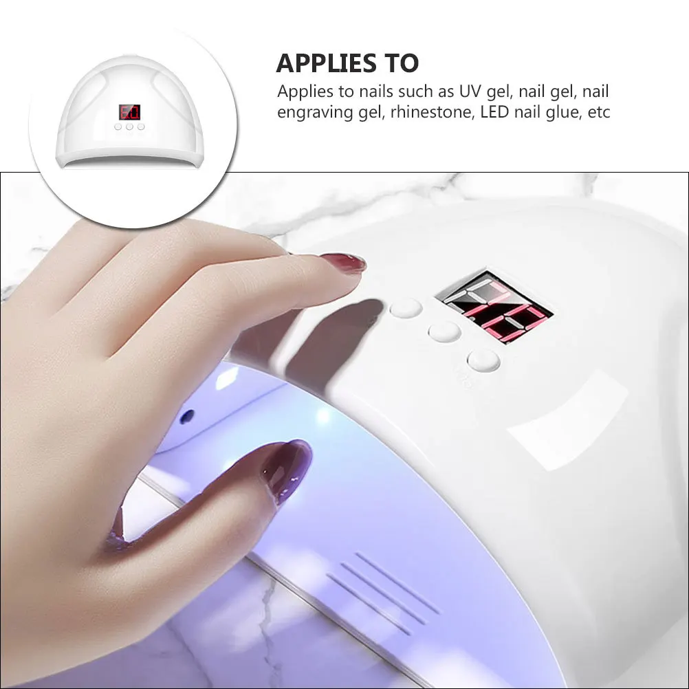 Lampada per unghie UV LED da 36 W Asciugatrice professionale per polimerizzazione del gel con ampio display con rilevamento automatico 3 modalità timer per strumento artistico per manicure