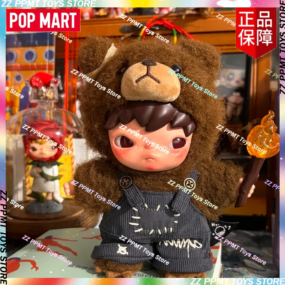 

POP MART Hirono Living Wild-Fight для Joy Series слепая коробка милая кукла виниловое лицо медведь Коллекционные игрушки фигурку модель подарки