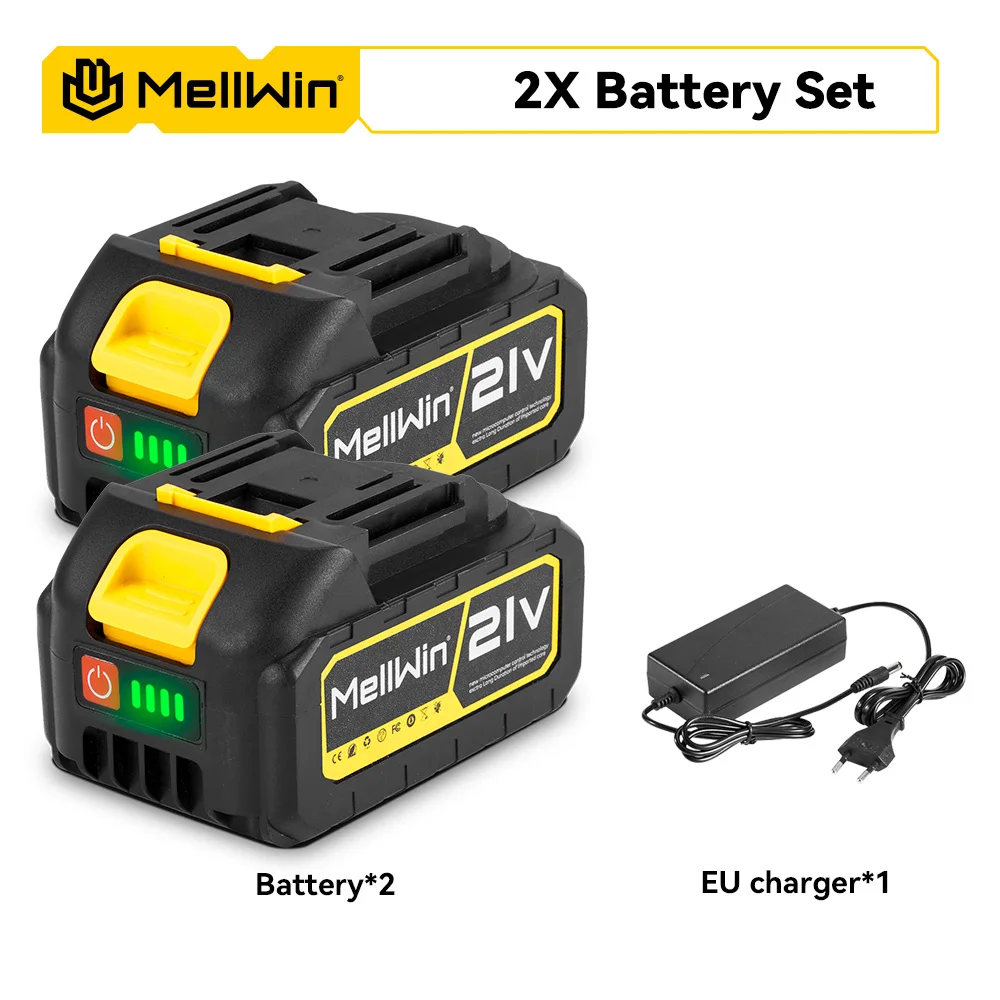 MELLWIN 21V 1500mAh Wiederaufladbarer Lithium-Akku-Pack 5/10/15 Zellen für Makita 18V Akku-Pin Elektrowerkzeuge – Detail 20