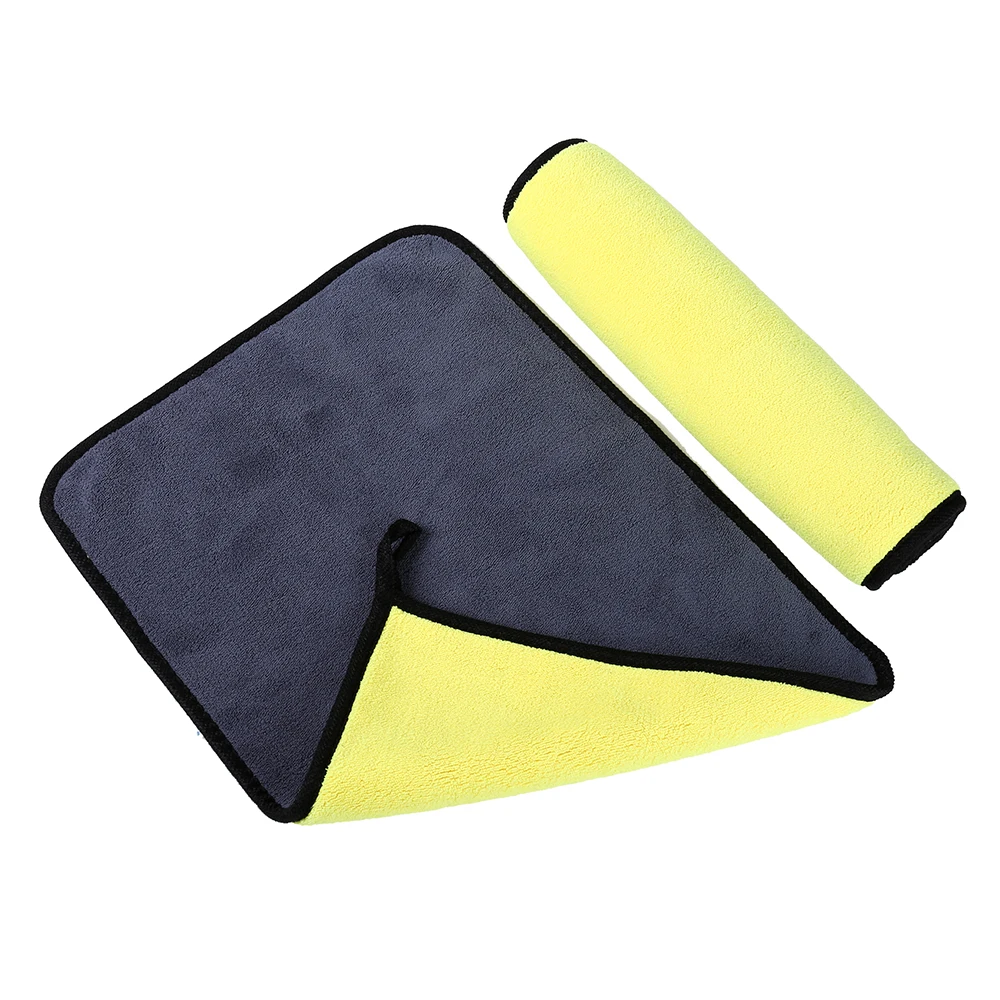 

30*40CM Car Wash Towel Microfiber Car Cleaning Drying Cloth Hemming Car Care Cloth Detailing Car Wash Towel