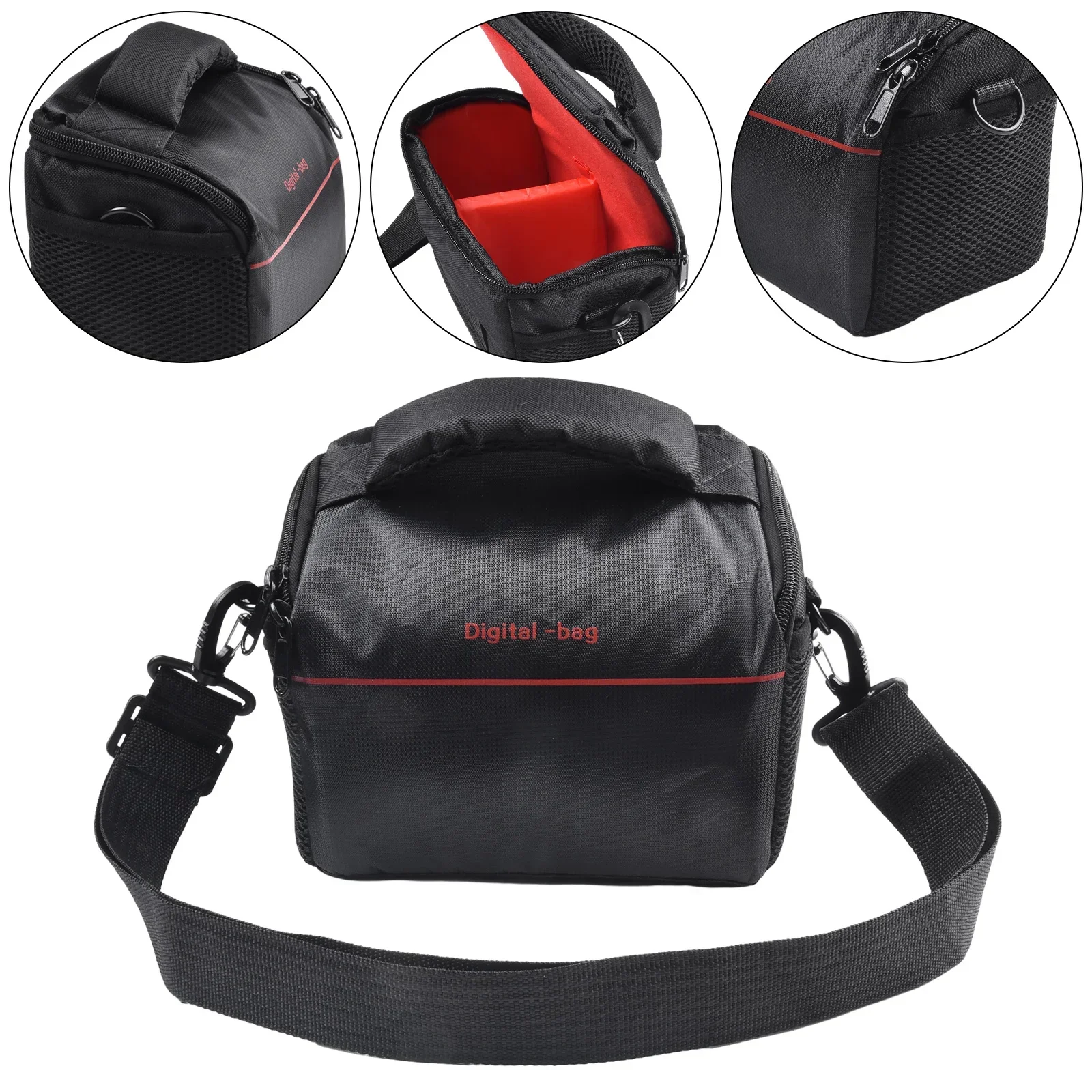 Multi-functional Camera Bag Storage Waterproof DSLR Camera Inserts Bag Portable Inner Partition Padded Protector Bag