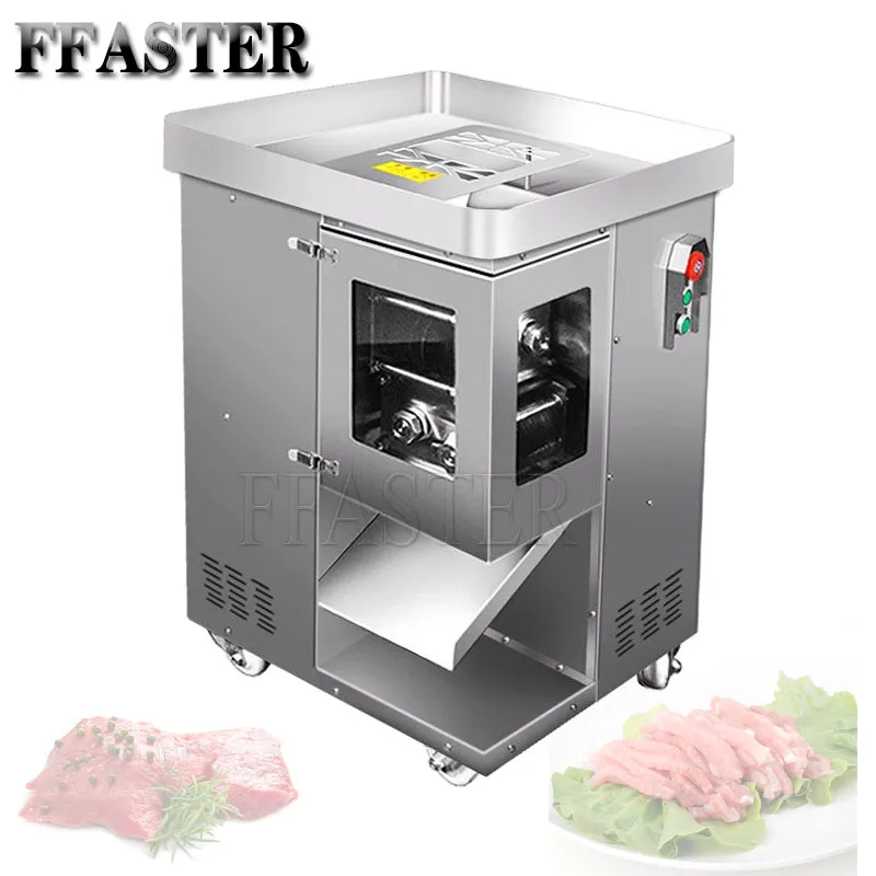 

Desktop Meat Slicer For Fresh Meat Slicing Shredding Dicing Detachable Blade Electric Meat Cutting Machine