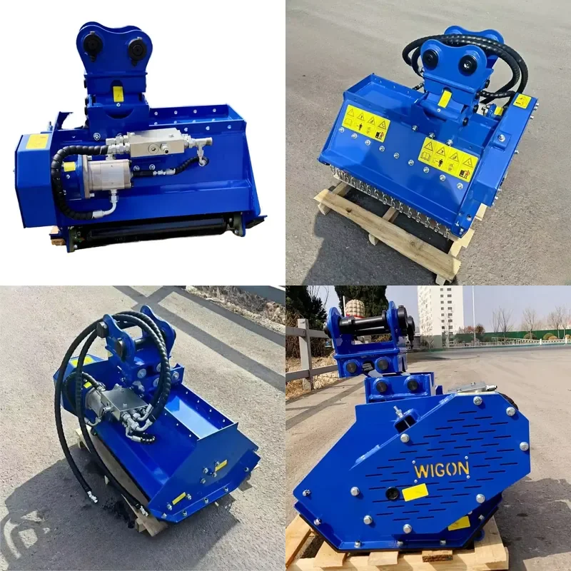 

SFW Certificate New Mini Digger Excavator Flail Mower Attachment Lawn Mower Farm Machine