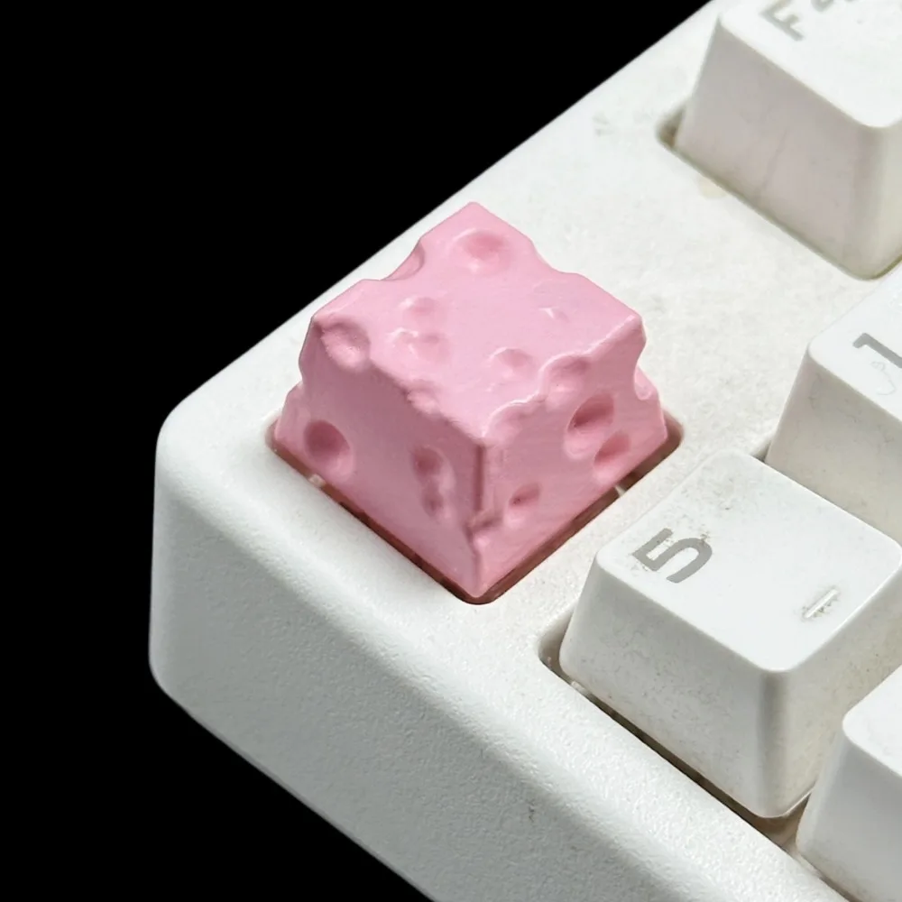 

Kawaii полимерные колпачки для клавиш с сыром OEM, механические колпачки для клавиш с крестообразной осью, игровые аксессуары, подарок лучшему другу