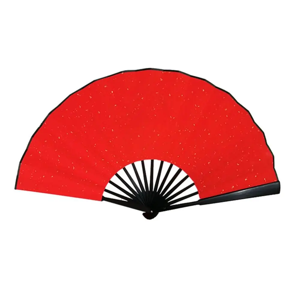 48cm Chinese Tai Chi Wedding Party Decor Kung Fu Fan Folding Stage Fan Plastic Bone Fan Yoga Fan