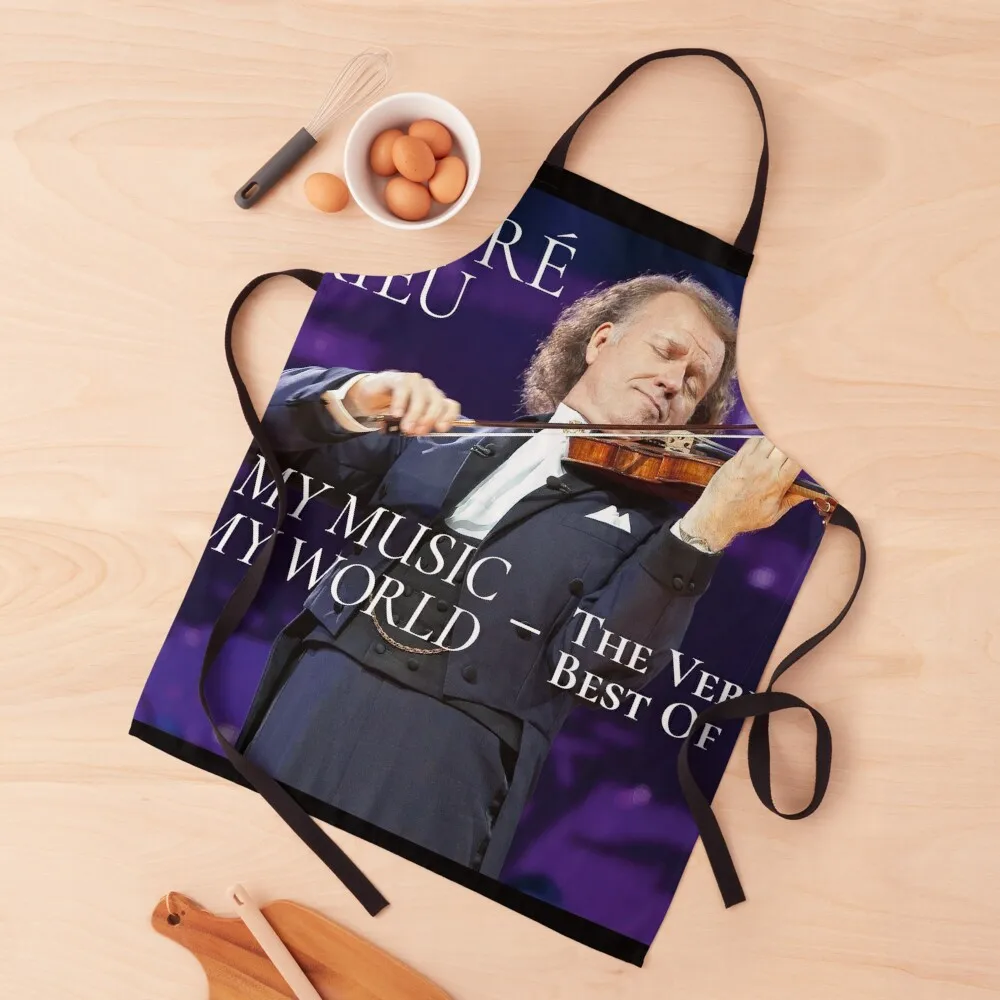 

My Music - My World Apron Kitchen barber men home women Apron