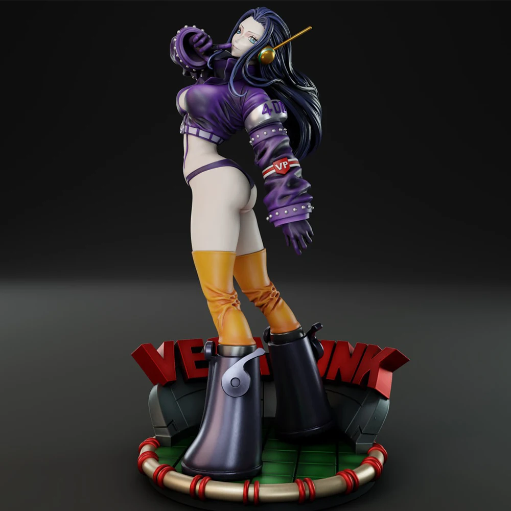 1/24=75mm-1/10=175mm Anime Character Statue GK Miniature 3D Printed Gray Model Figurine DIY Doll Model Unassembled And Unpainted
