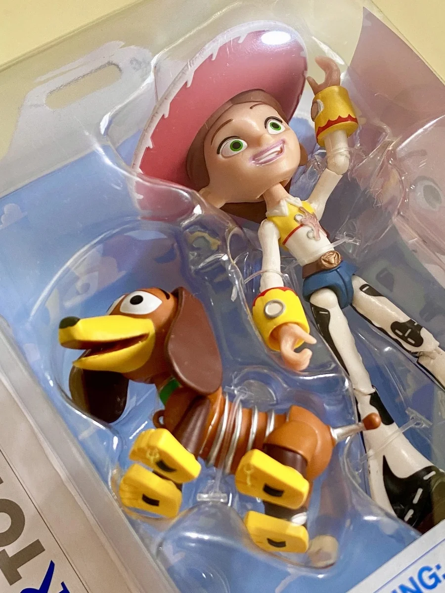 Genuine Disney Toy Story Action Figures | Woody Jessie Buzz Lightyear Bo Peep | Articulated Joints Collectible Dolls