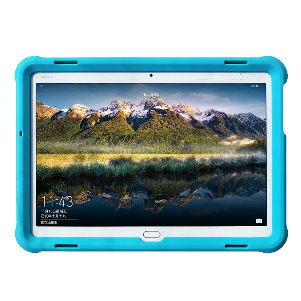 

MingShore Case for Huawei Mediapad M3 Lite 10 BAH-W09 L09 AL00 Rugged Kids Friendly Silicone Tablet Cover