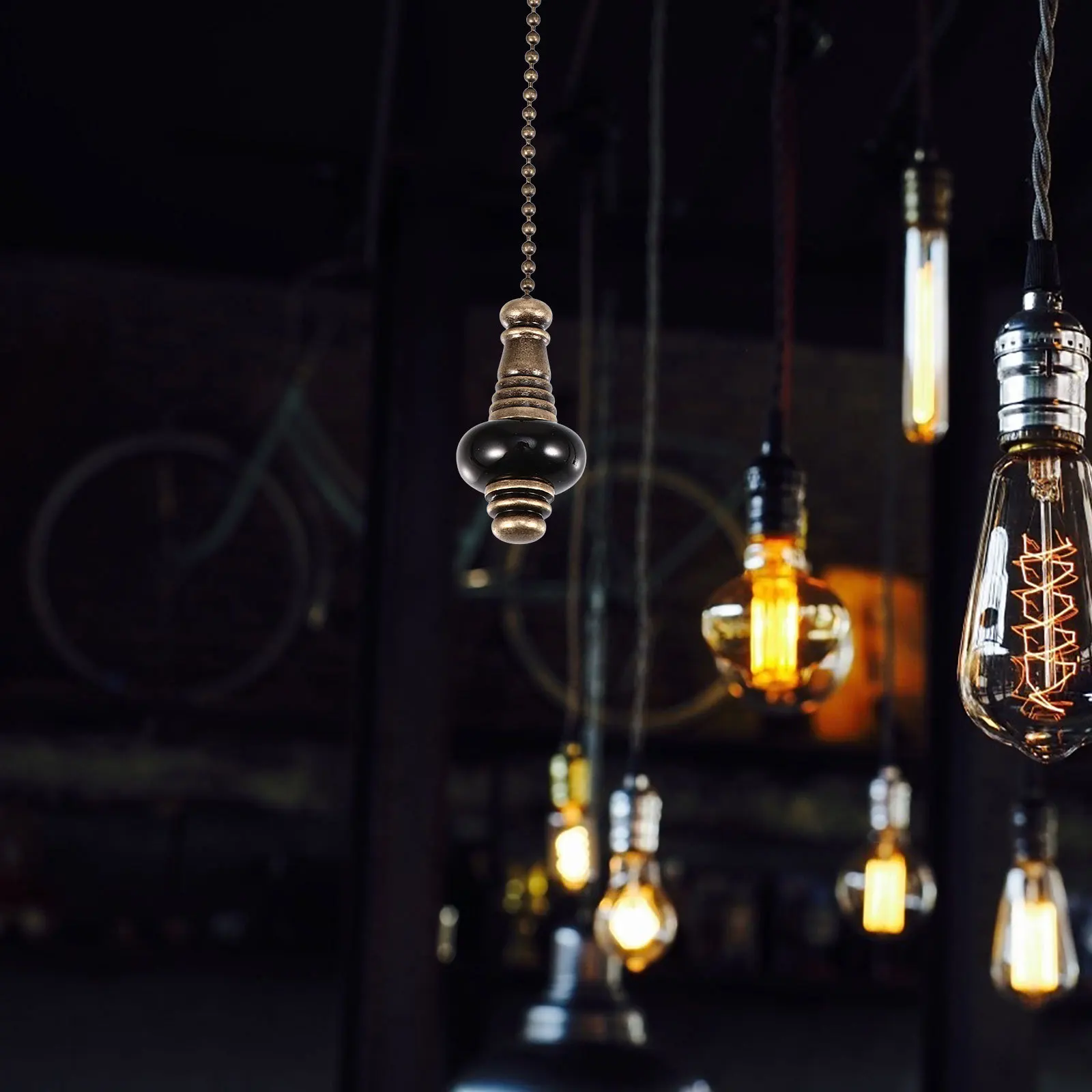 

2Pcs Ceramic Pendant Lighting Decorative Hanging Adornments Fashion Store Bar Cafe Lamp Accessories