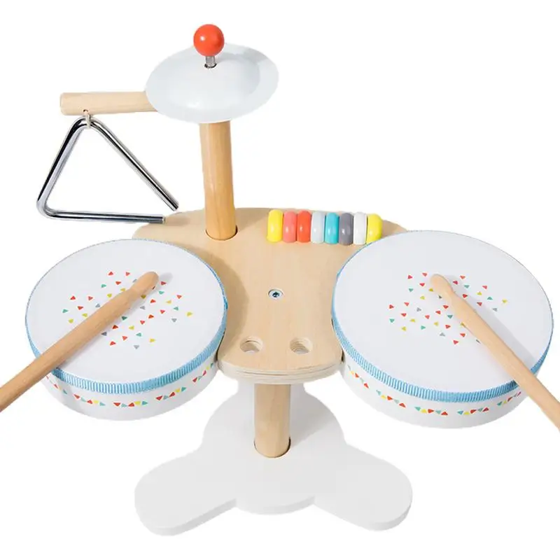 Drum Set For Toddler 1-3 Multifunctional Kids Drum Set Babies Musical Toys Babies Musical Instruments Kids Drums For Home Indoor