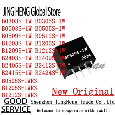 5 pezzi B0505S-1WR3 B0505S B0503S B0509S B0512S B0303S B0305S B1205S B1212S B2405S B2412S B2415S B2424S 1W modulo di alimentazione isolato