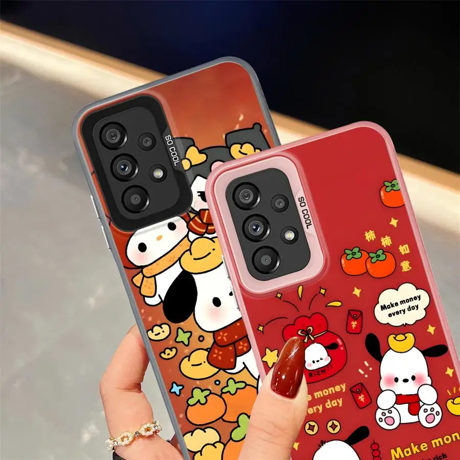 เคสสำหรับ Samsung Galaxy A32 A34 A24 A25 A11 A12 A35 A15 A16 A36 A21s A23 A13 A14 A26 A31 A17 A20s ฝาหลังโทรศัพท์ลายซานริโอ