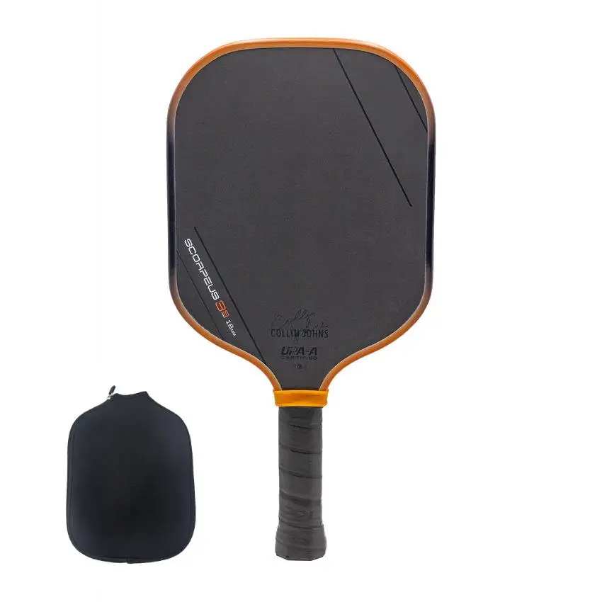 

SONGYI SCORPEUS 3S Pro Pickleball Racket T700 Carbon Fiber Paddle Shock Absorbing Handle Reduces Arm Fatigue for Game Training