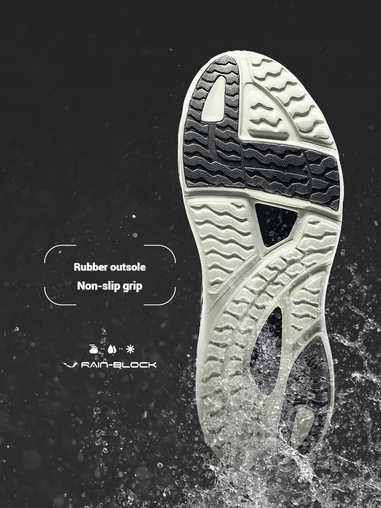 361 Degrees Fierce 5.0 Rainblock Men Running Shoe Grippy Rebound Durable Anti Splash Rainproof Technology Male Sneaker 672532216